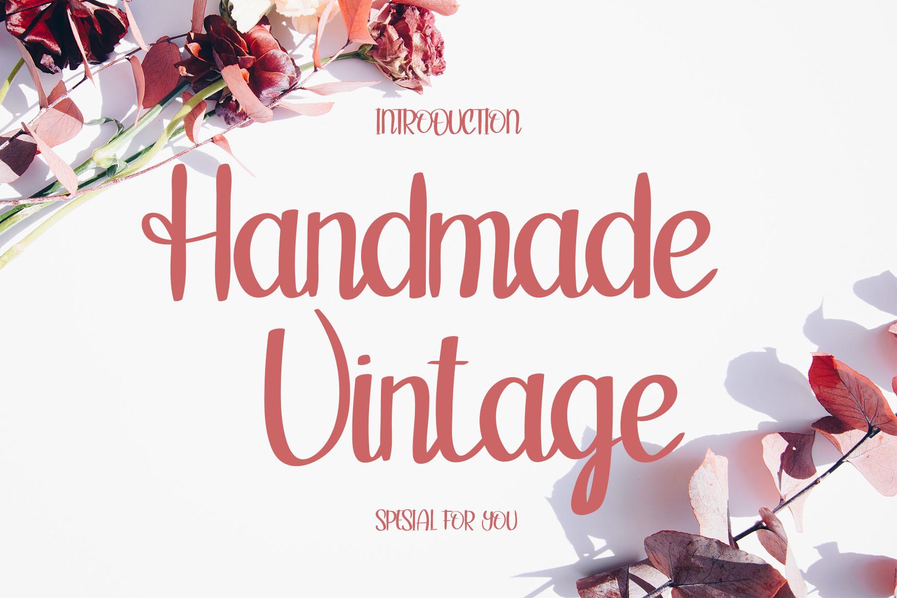 Handmade Vintage Font