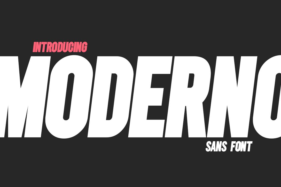 Moderno Font