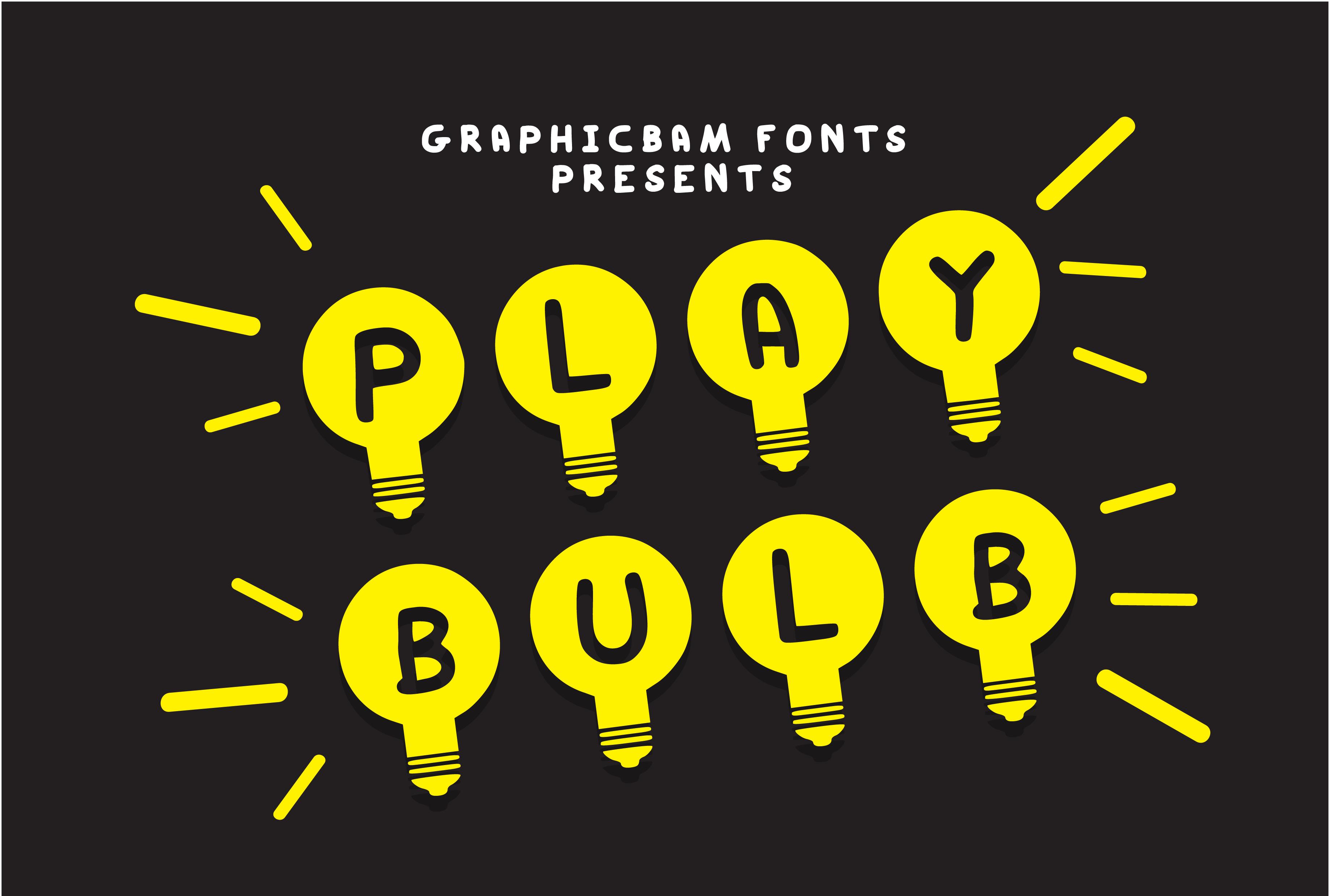 Play Bulb Font