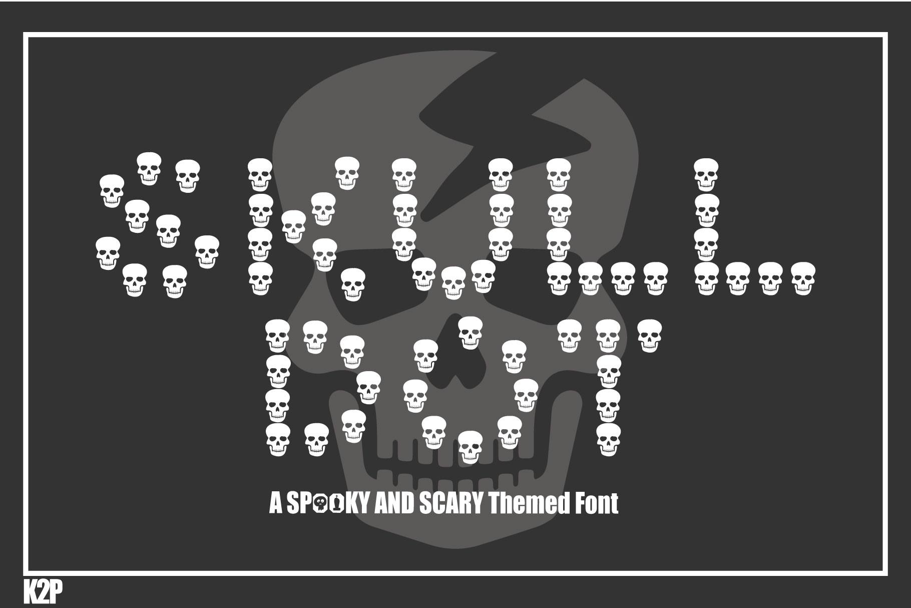 Skull Dot Font