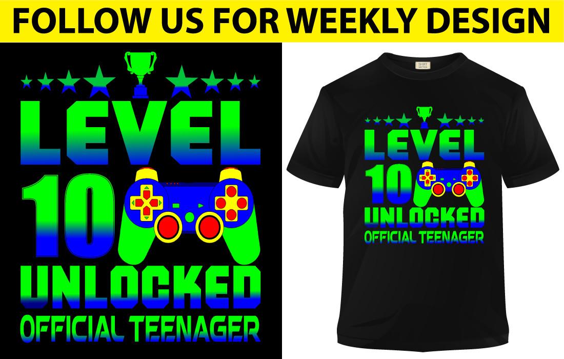 Level Unlocked Official Teenager Shirt
