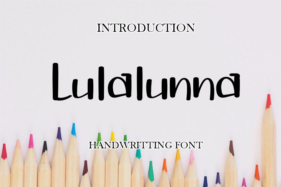Lulalunna Font