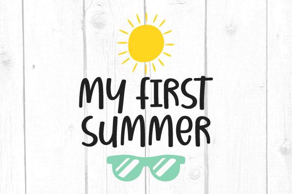 My First Summer Svg