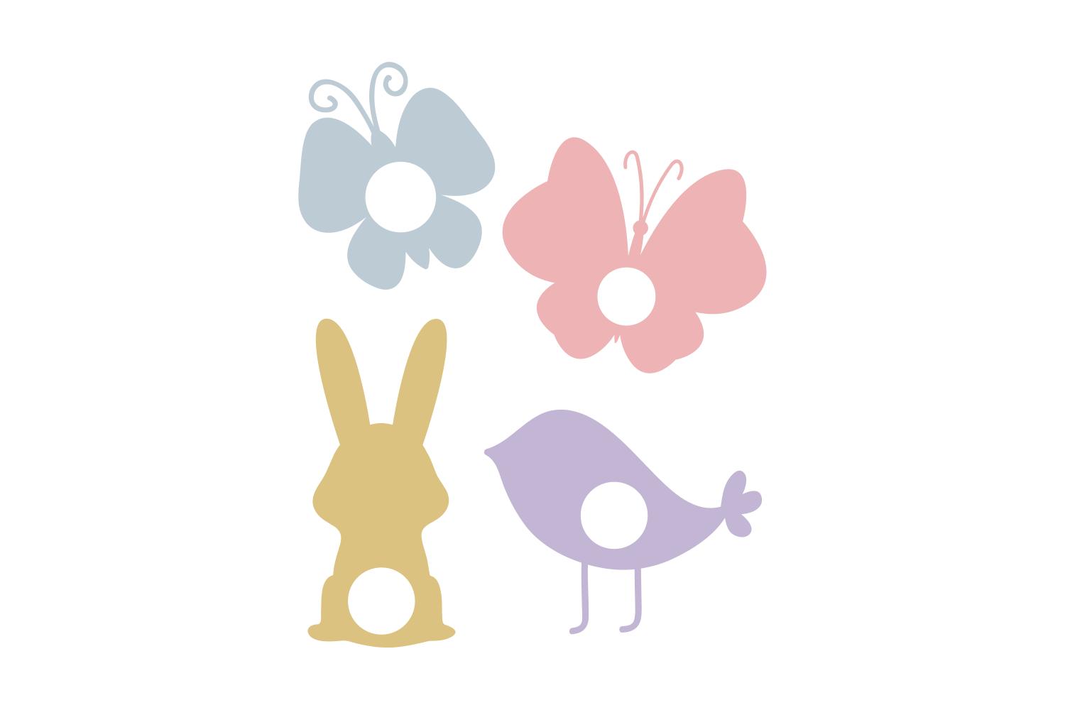 Cute Animal Monogram Frames