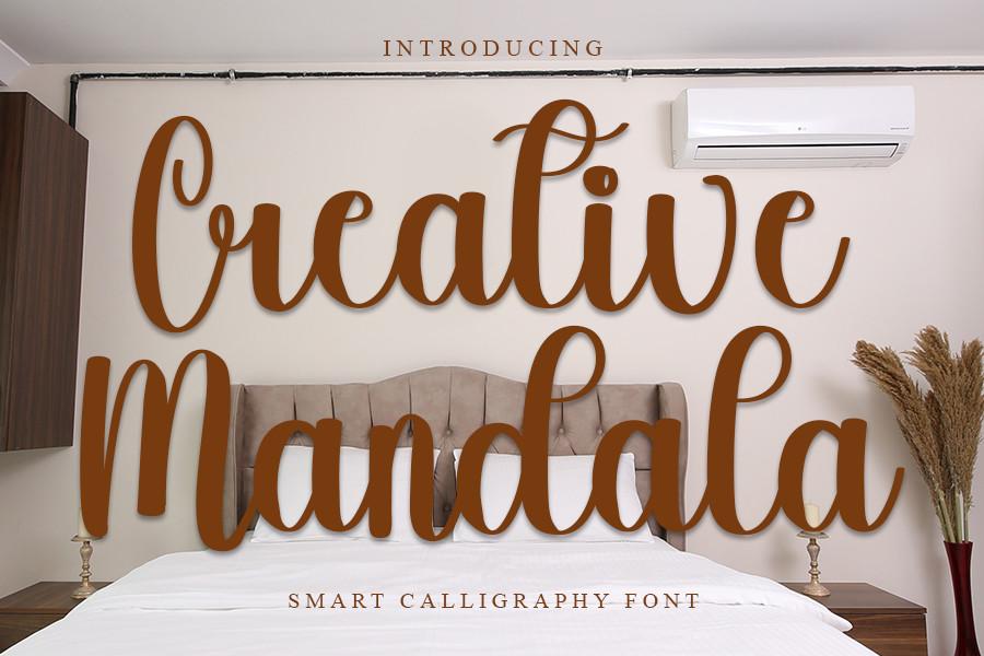 Creative Mandala Font