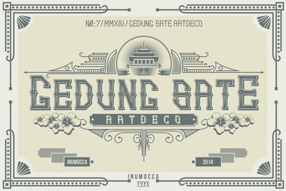 Gedung Sate Font