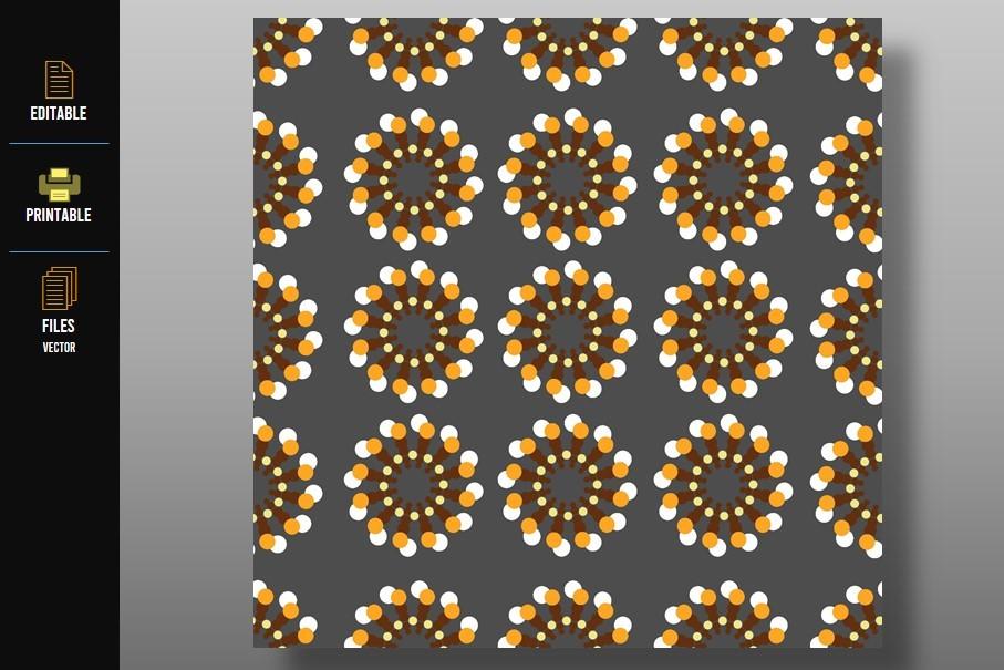 Colored Flowers Pattern