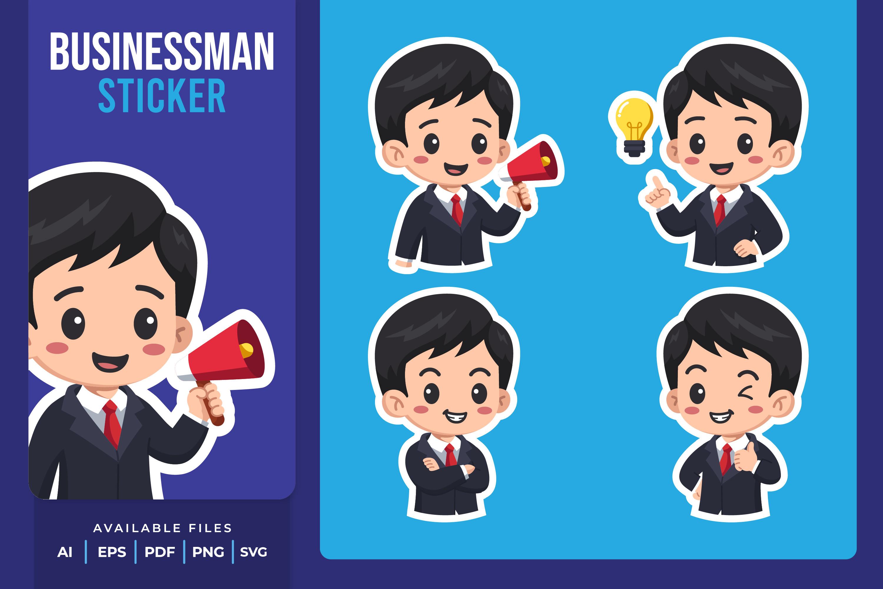 Businessman Sticker