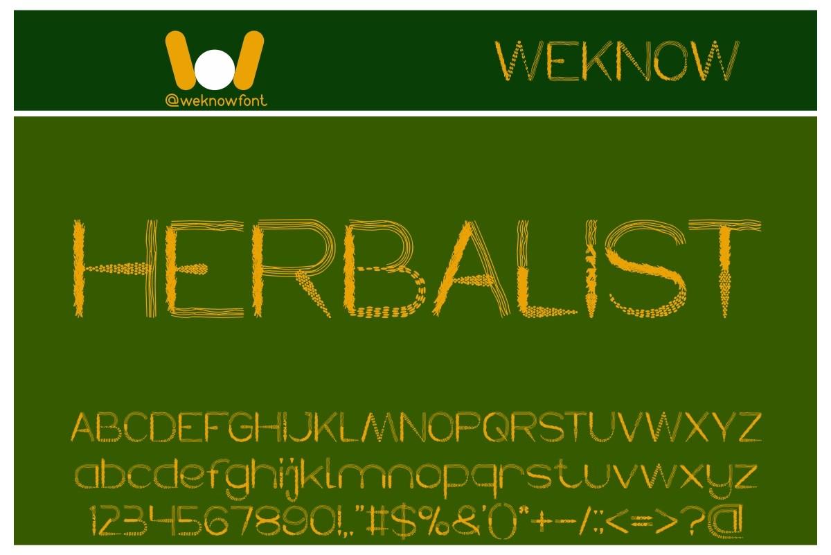 Herbalist Font