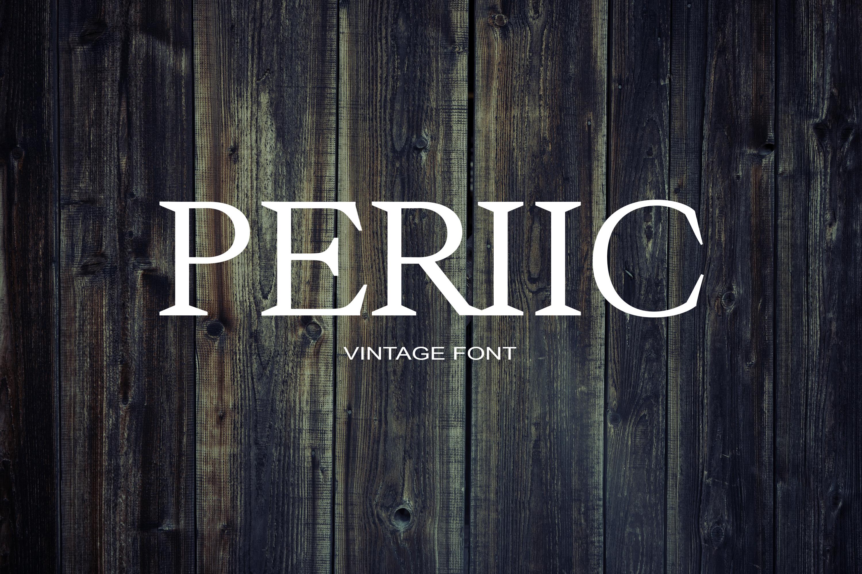Periic Font