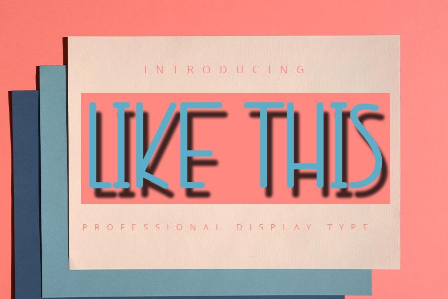 Like This Font