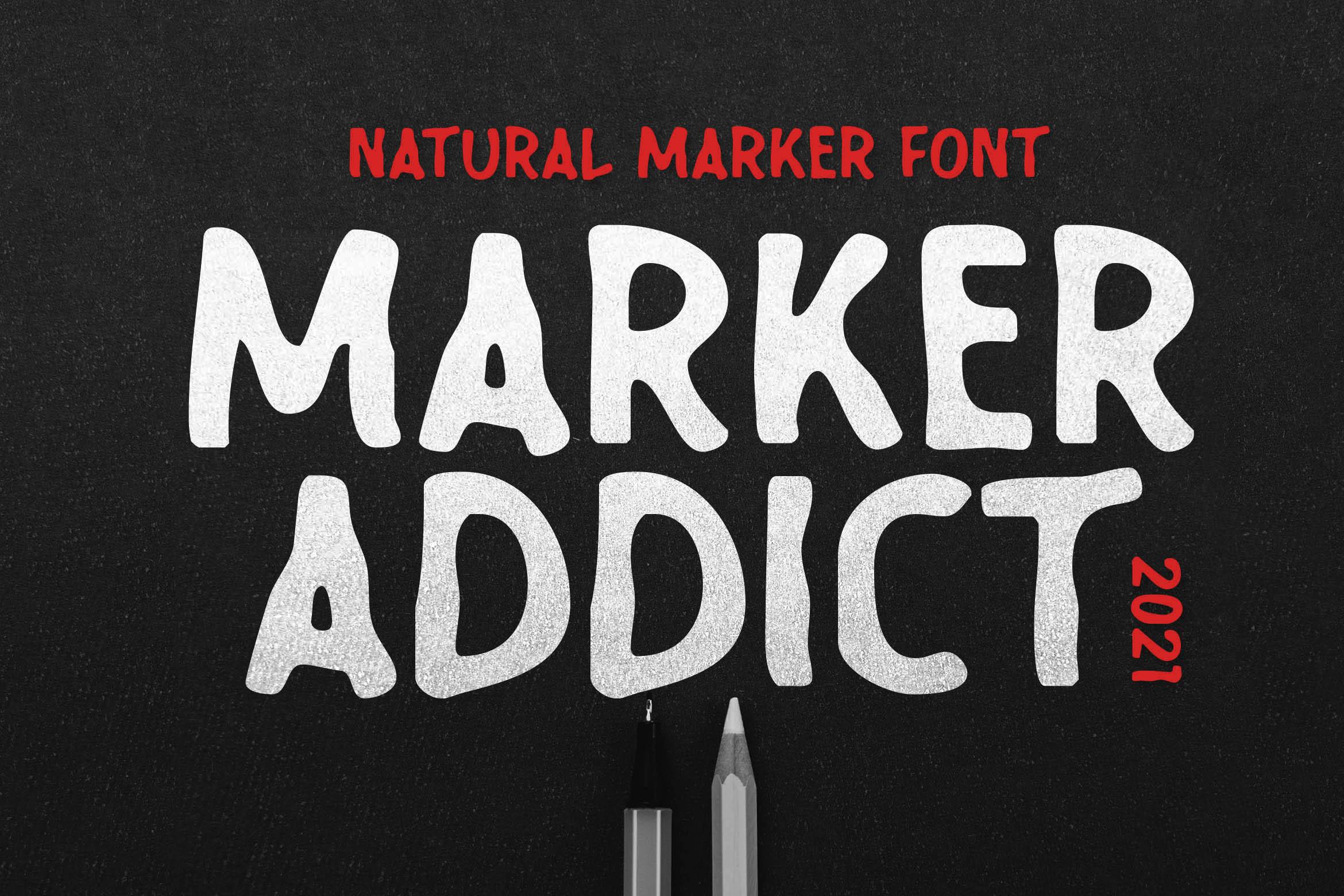 Marker Addict Font