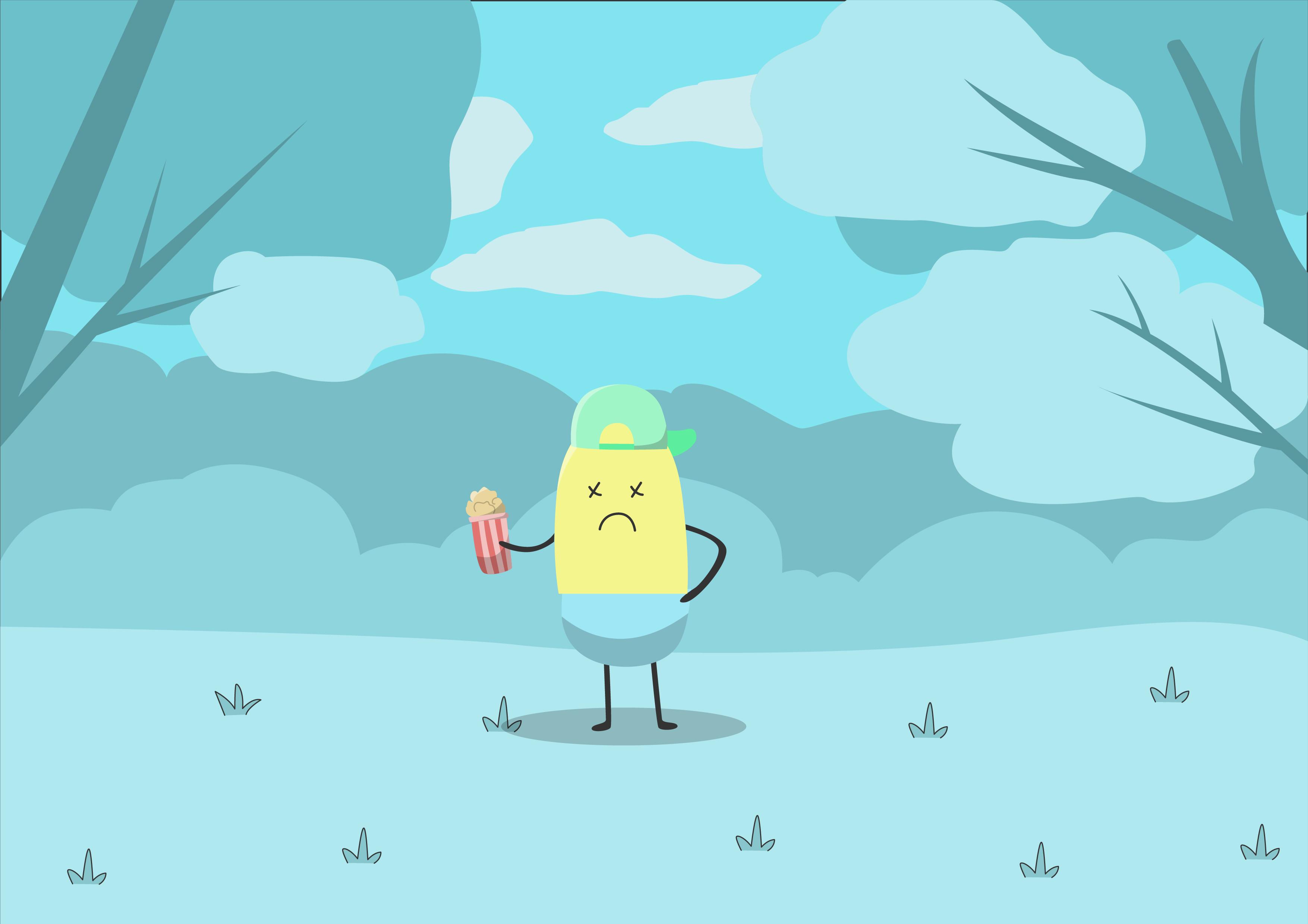 Cute Peanut Dumb Illustration #430