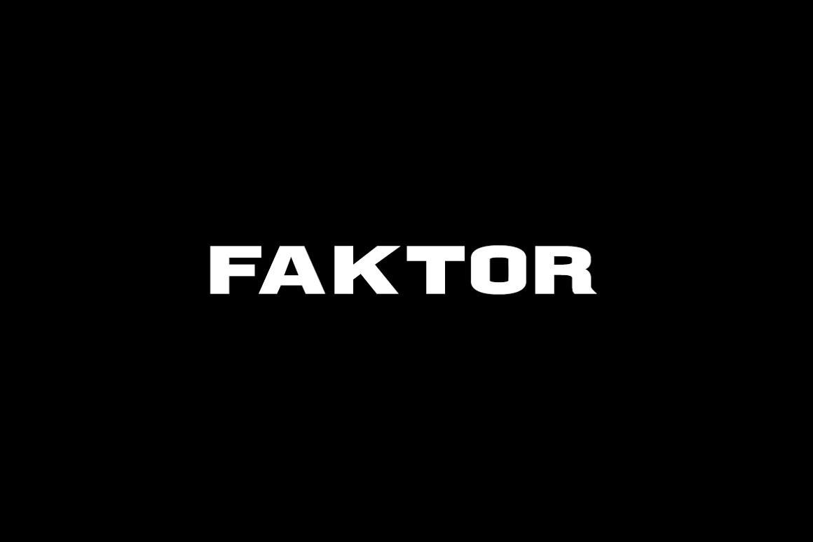Faktor Font