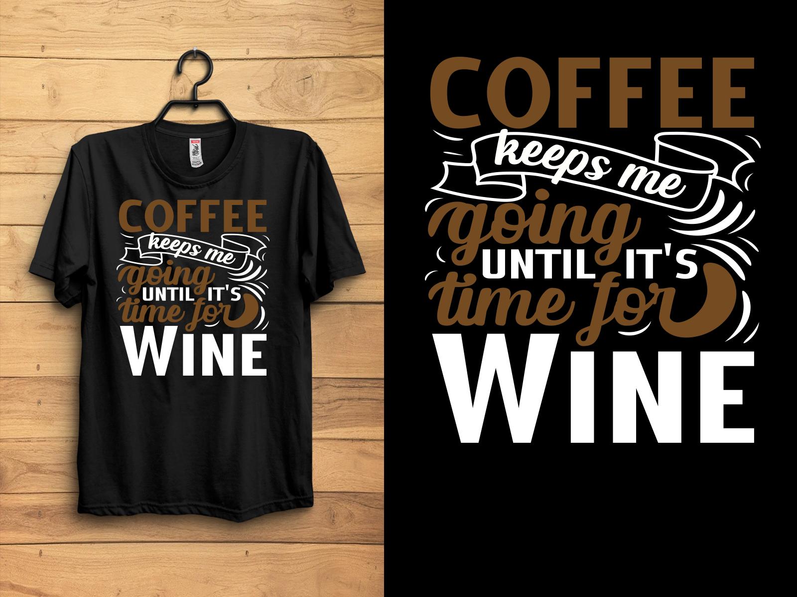 Coffee Typography T-shirt Design