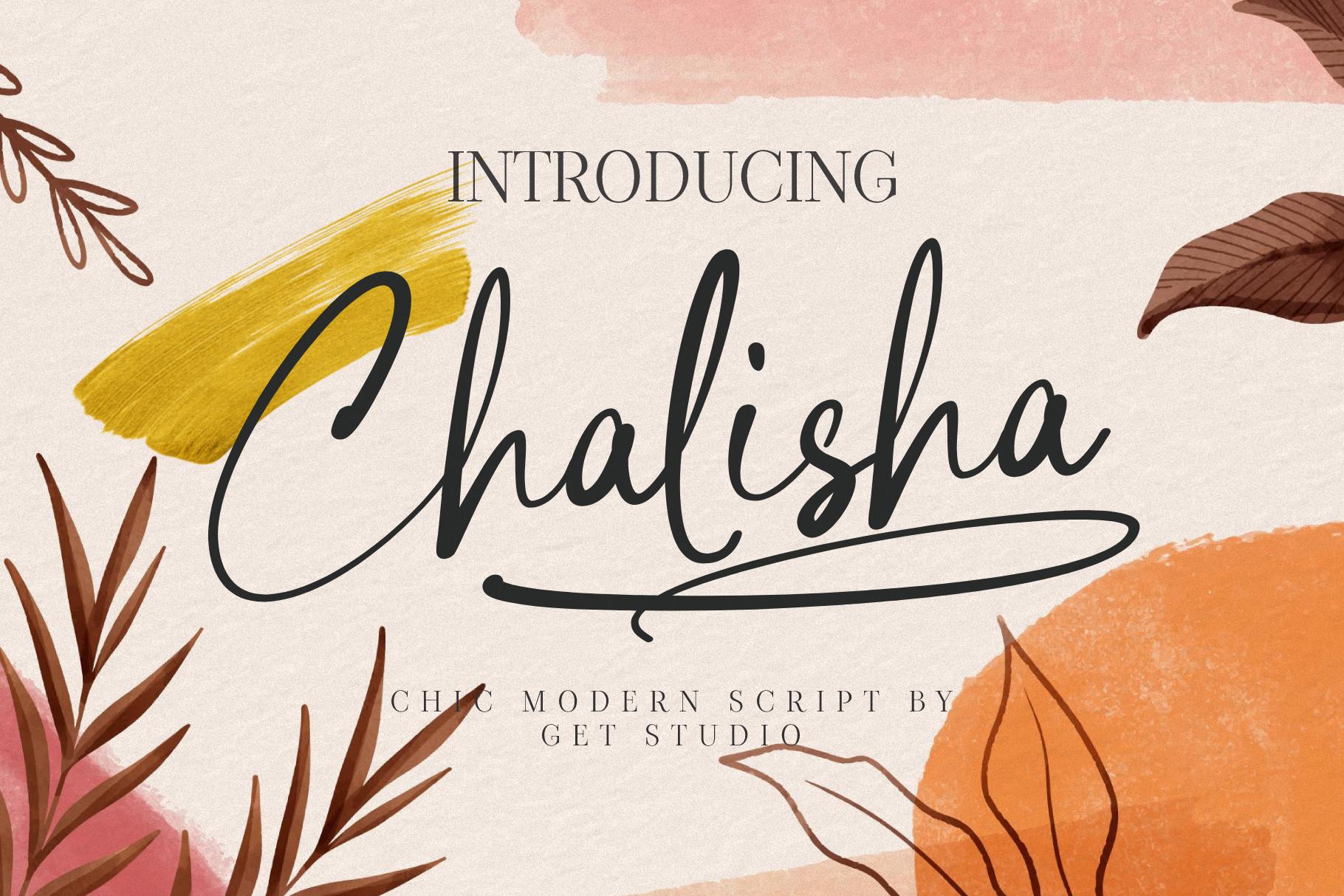 Chalisha Script Font
