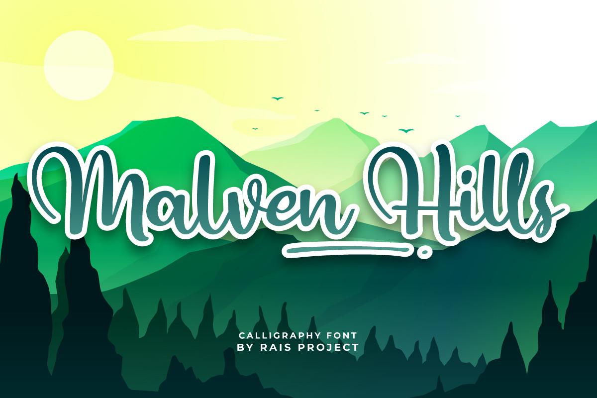 Malven Hills Font