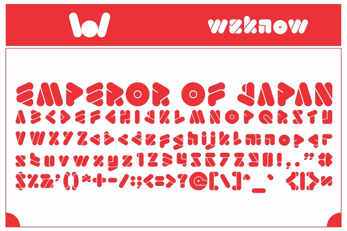 Emperor of Japan Font