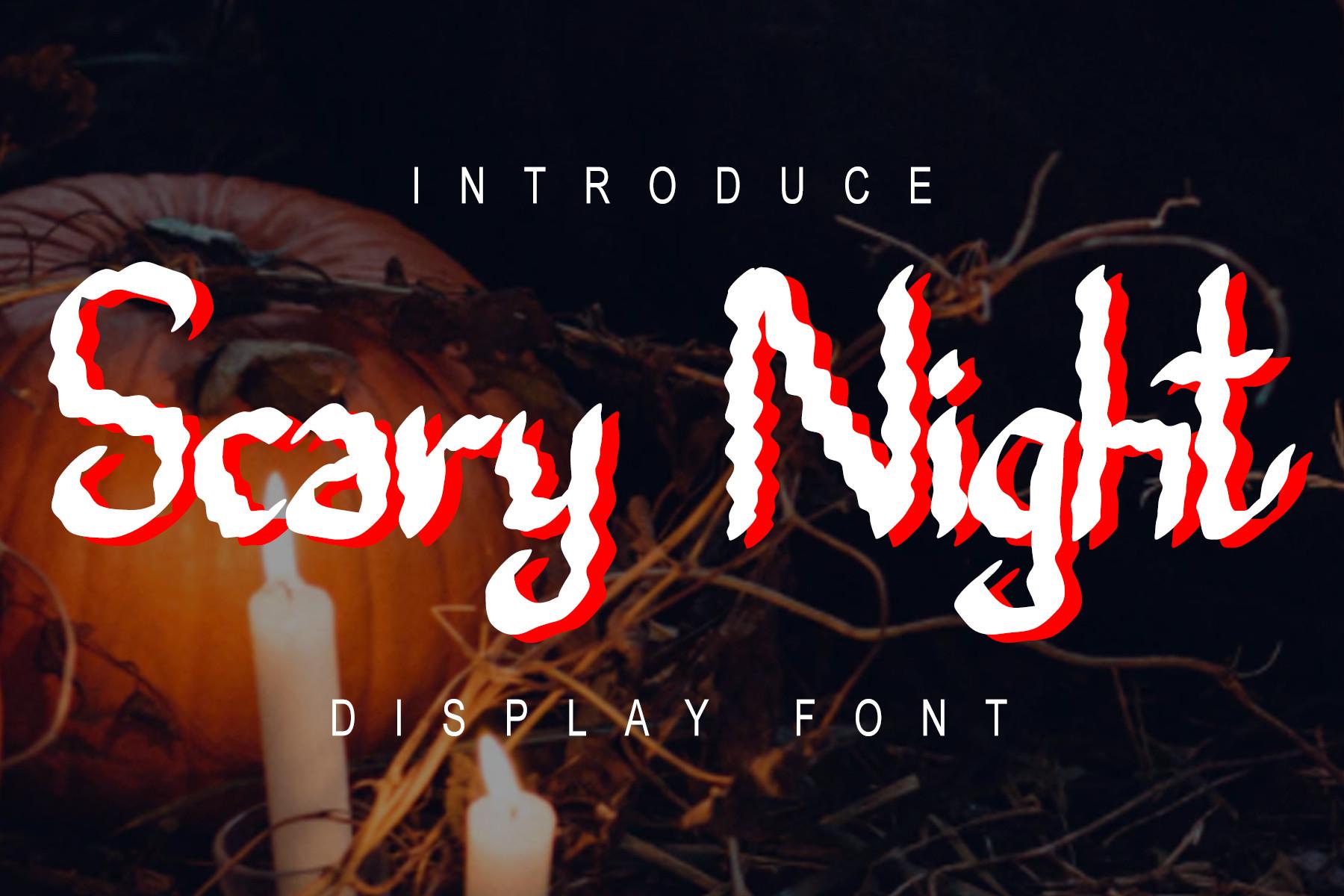 Scary Night Font