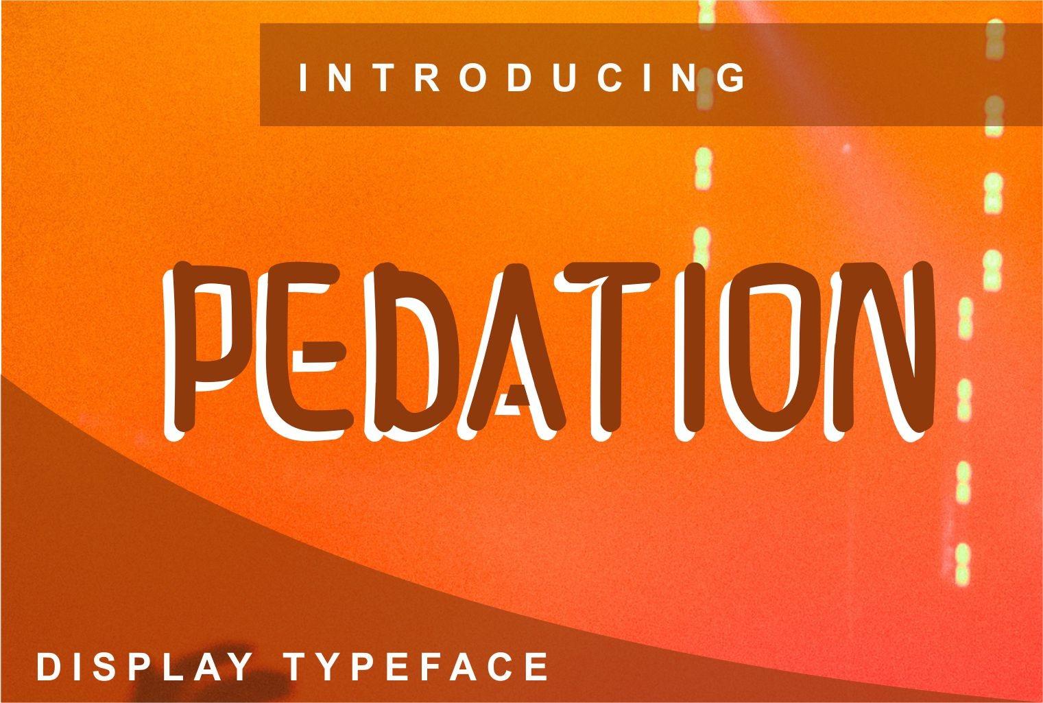 Pedation Font