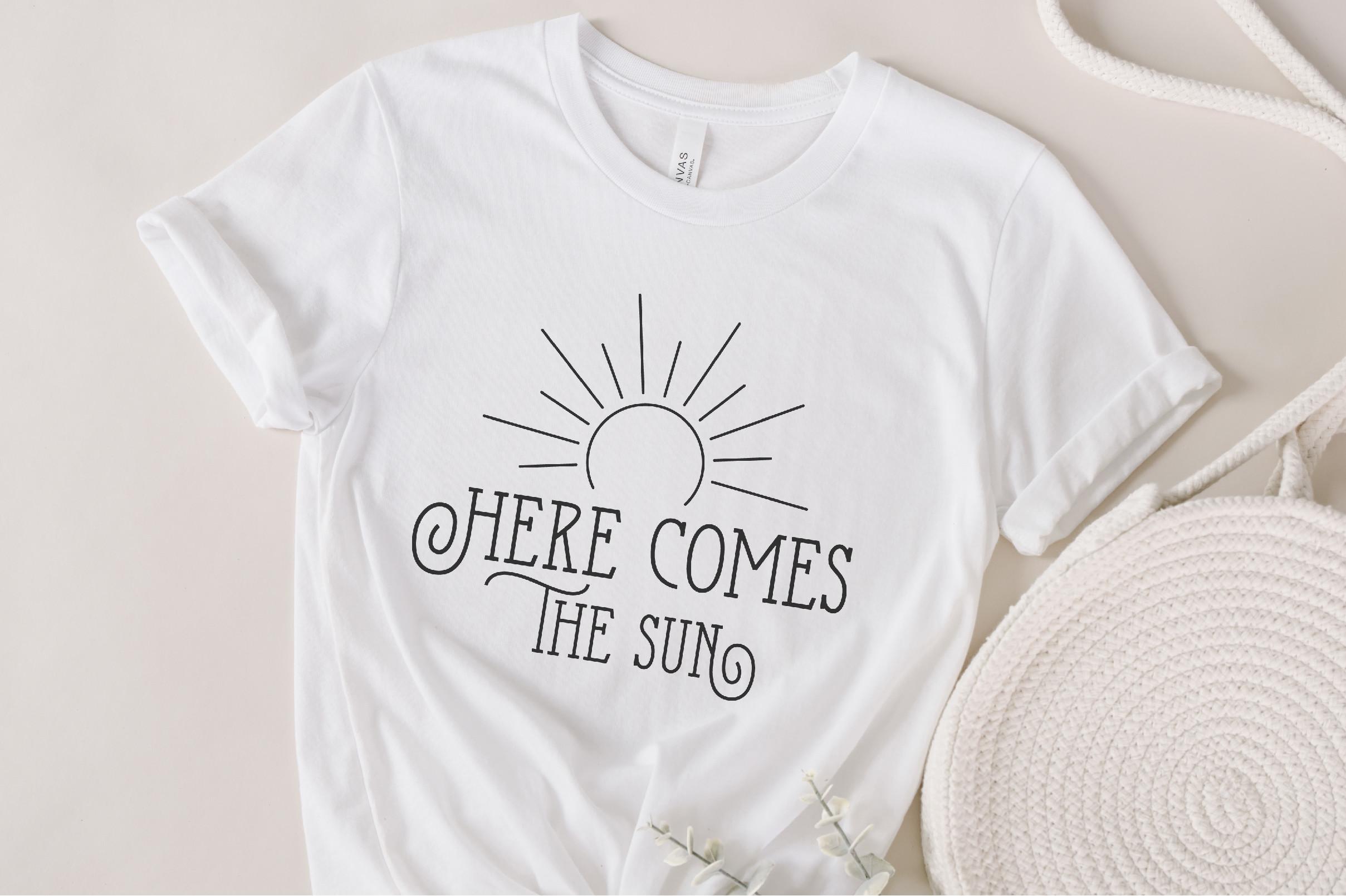 Here Comes the Sun Svg, Beach Life SVG