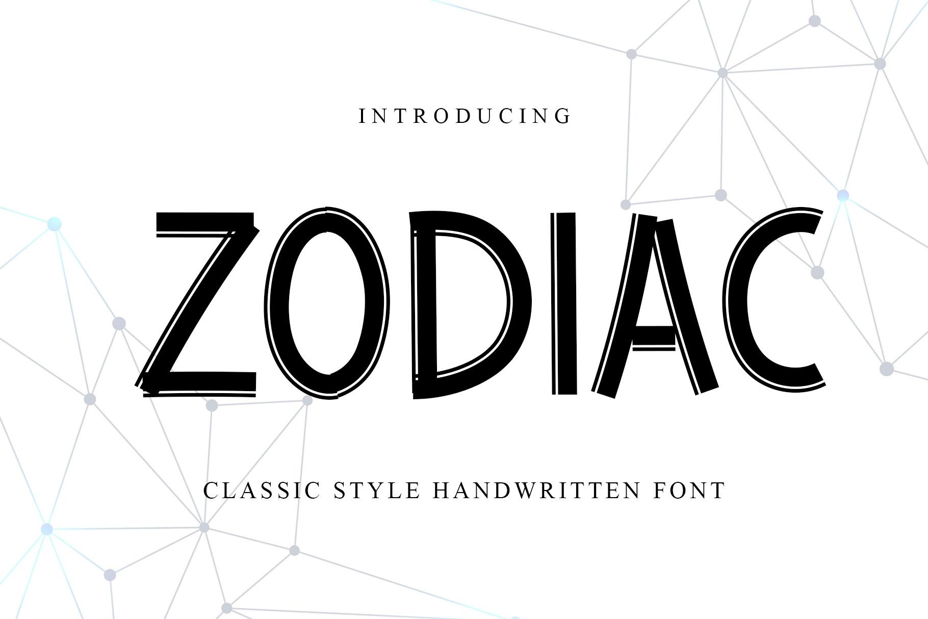 Zodiac Font