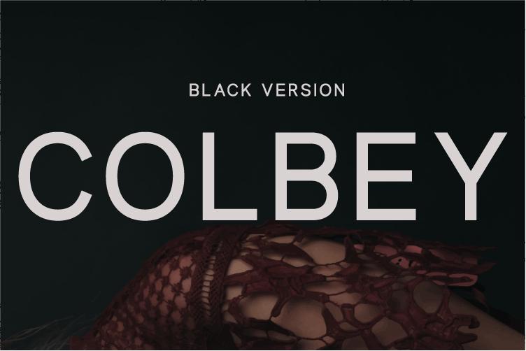 Colbey Black Font