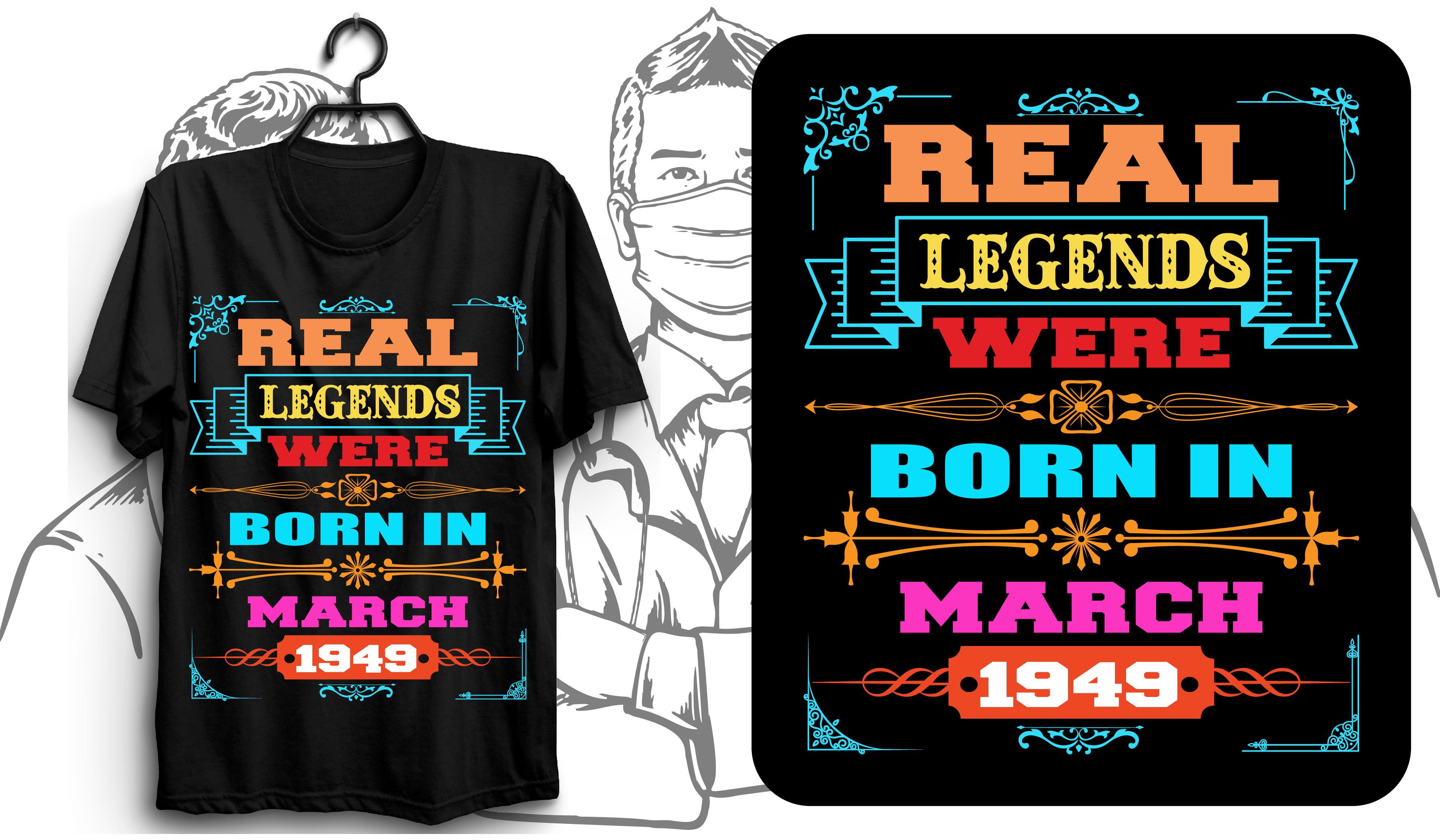 Real Legends Were Born in March 1949