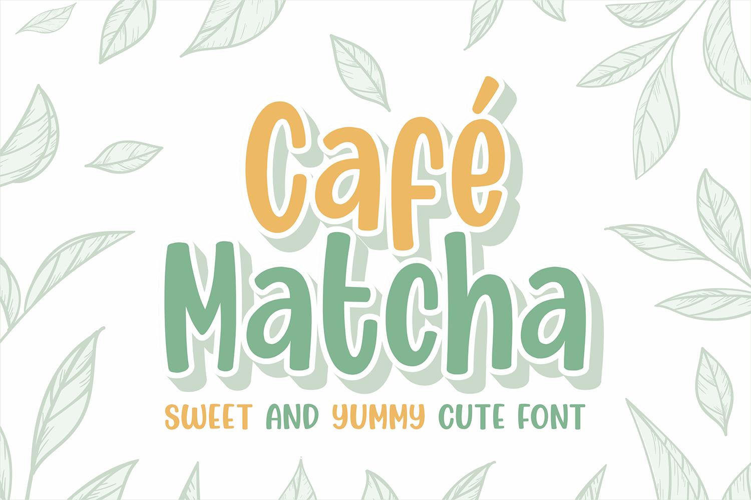 Cafe Matcha Font