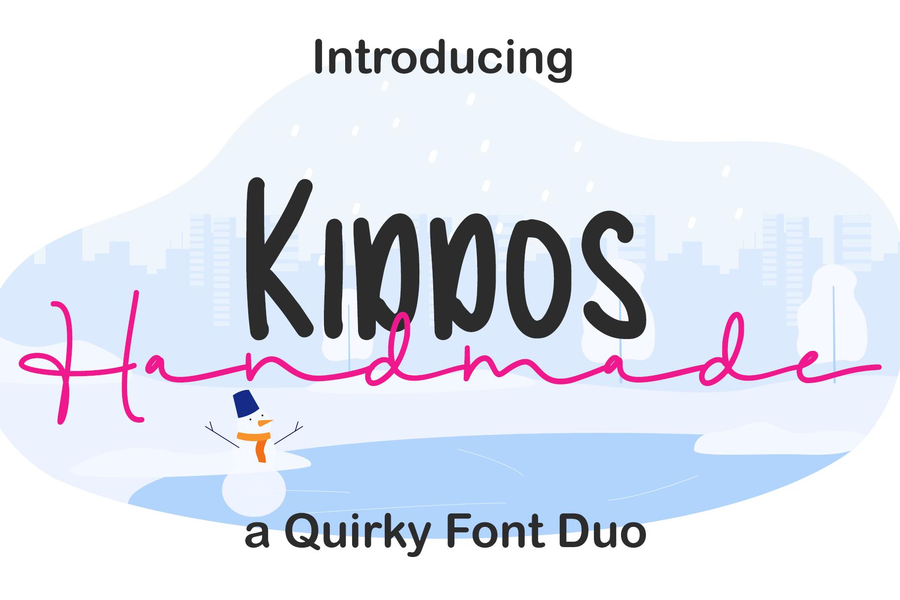 Kiddos Handmade Font
