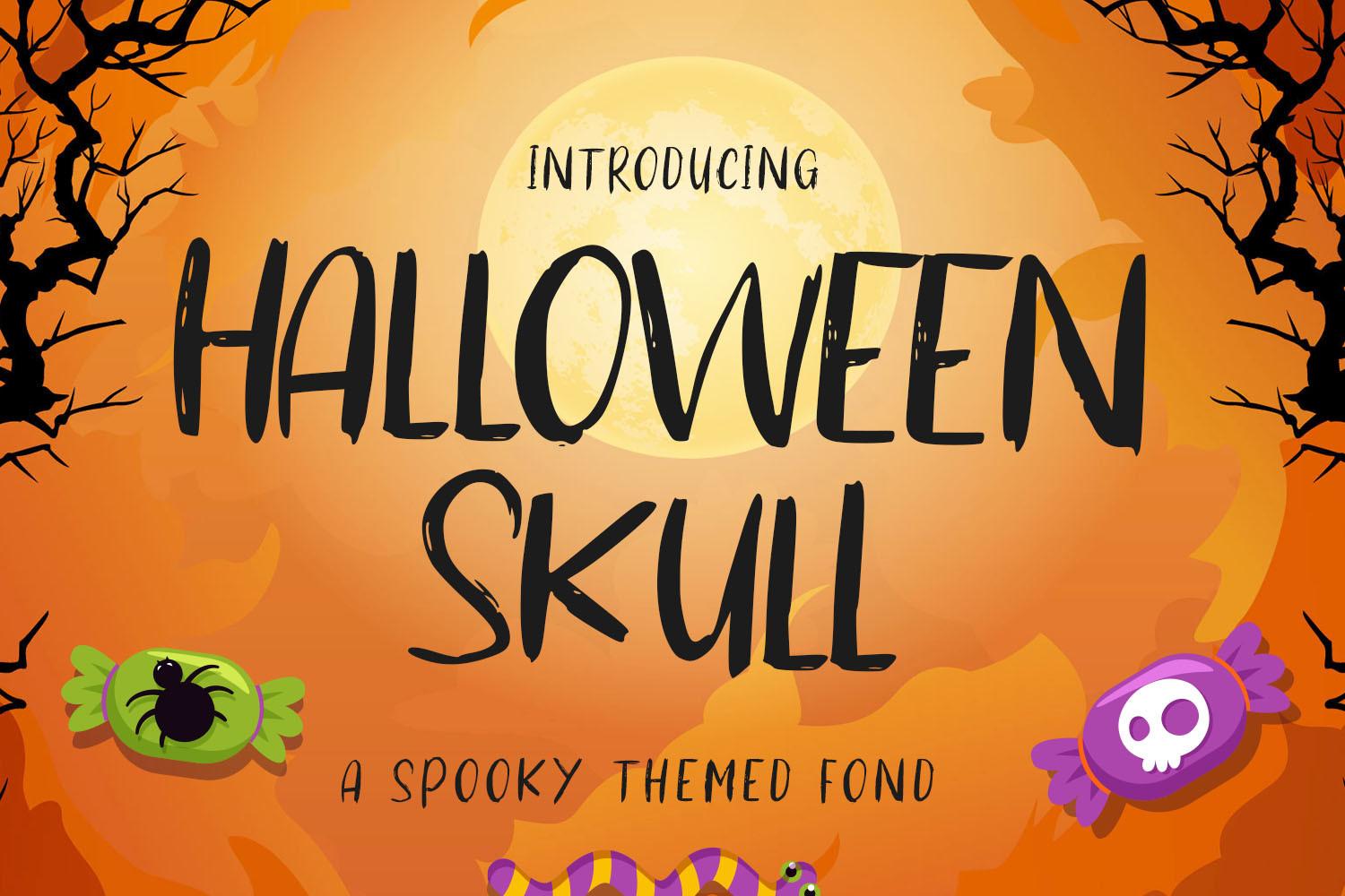 Halloween Skull Font