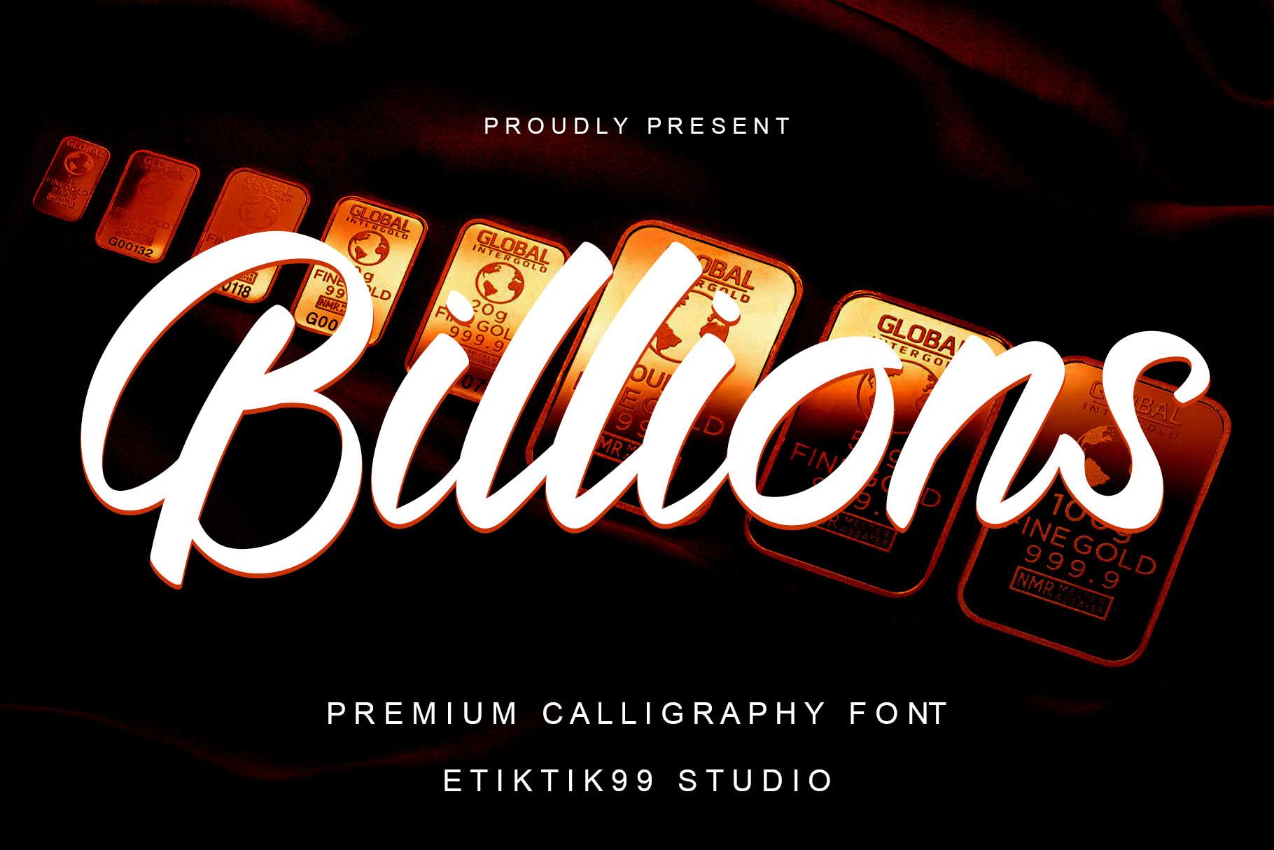Billions Font