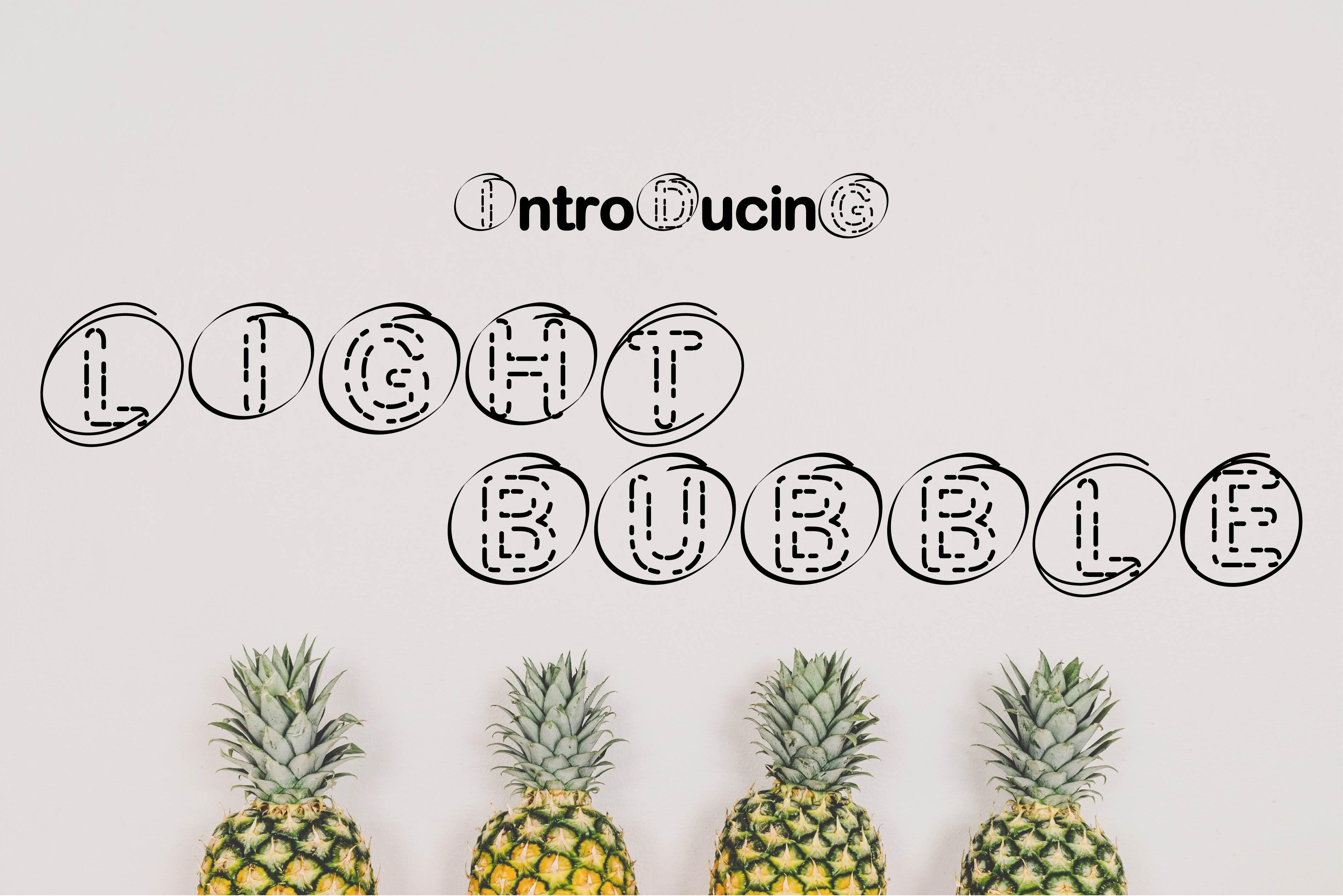 Light Bubble Font
