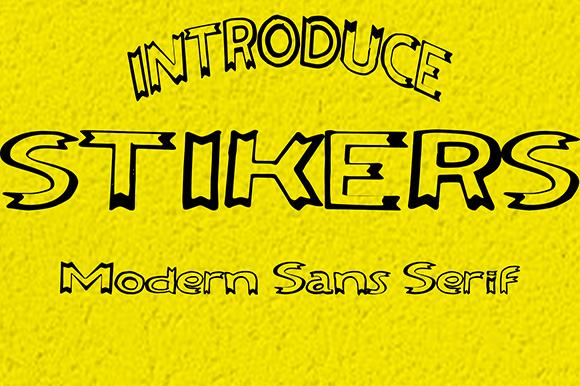 Stikers Font