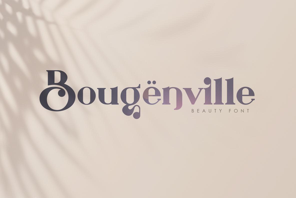 Bougenville  Font