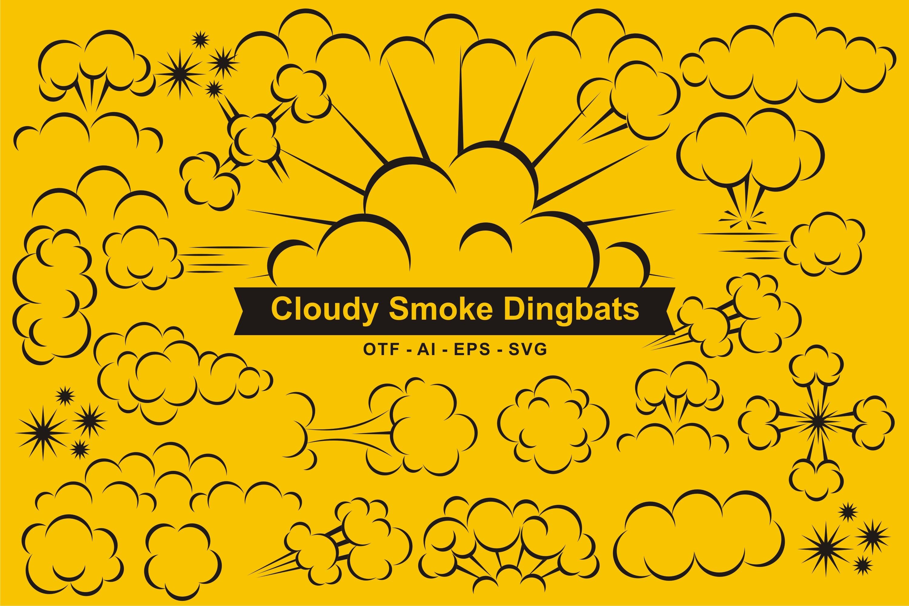 Cloudy Smoke Font