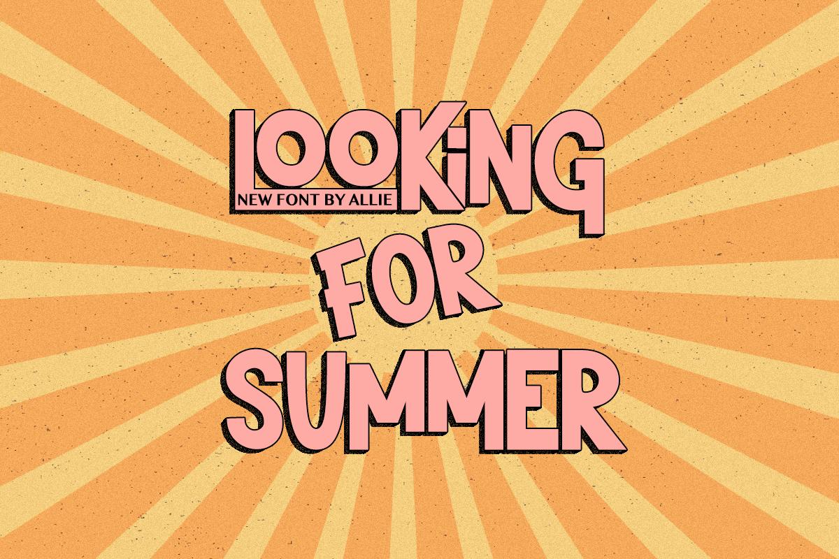 Looking for Summer Font