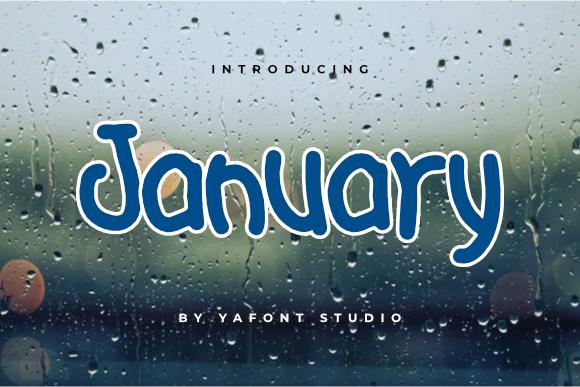 January Font