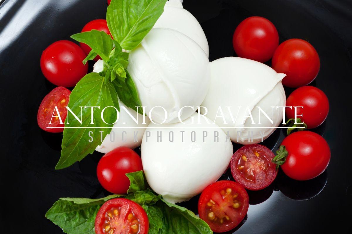 Mozzarella Di Bufala, Fresh Cheese, Italian Dairy Product.