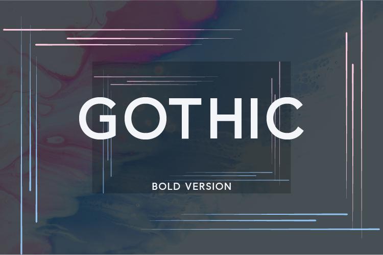 Gothic Bold Font