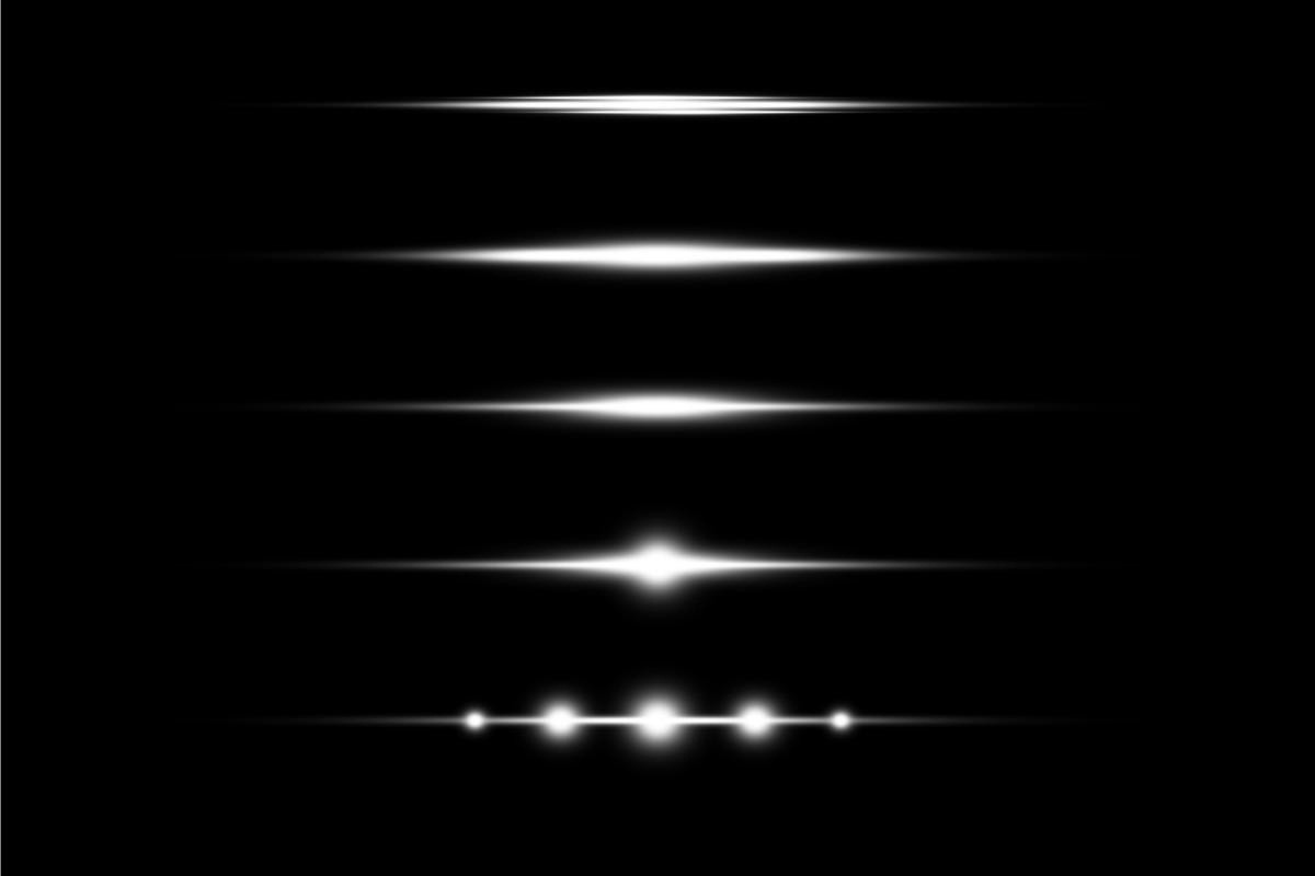 Abstract Custom Lens Flare Pack Design
