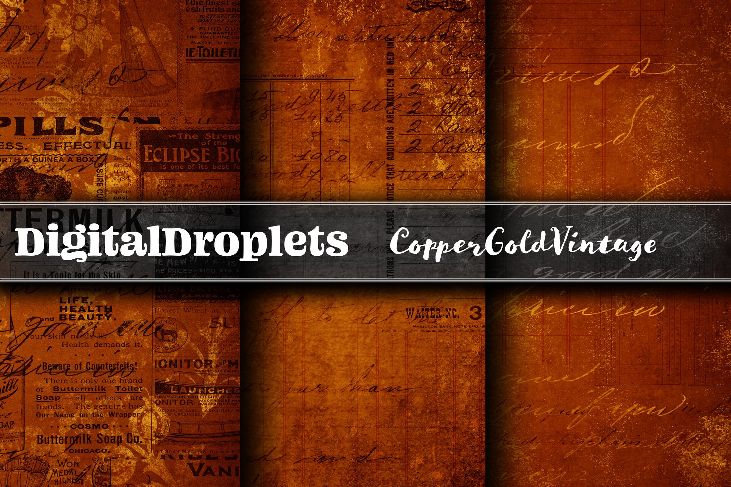 Copper Gold Vintage | FREEBIE