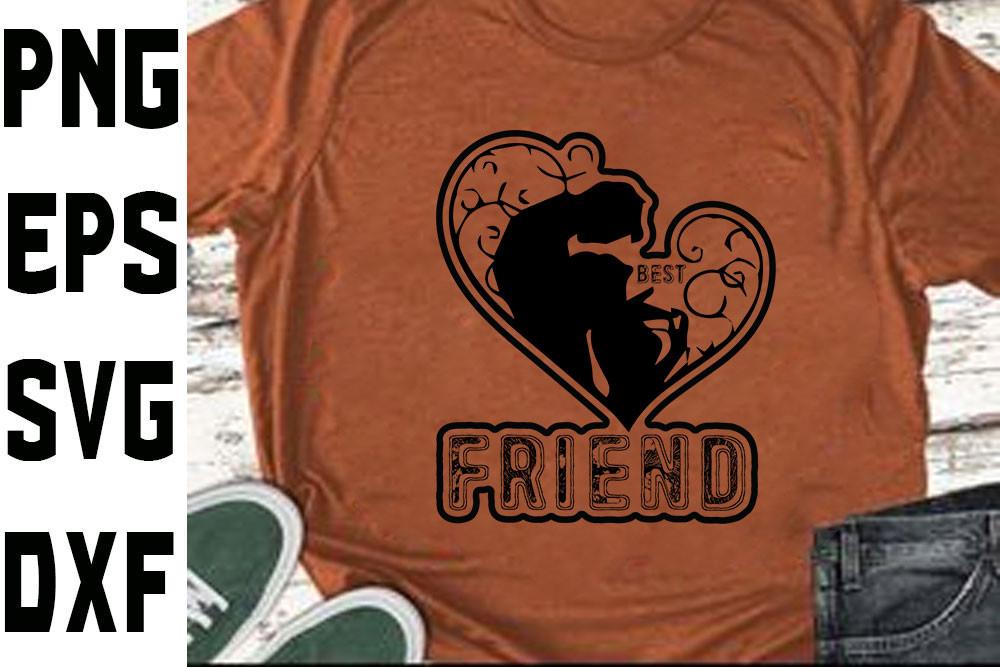 Valentine Svg Design,Best Friend