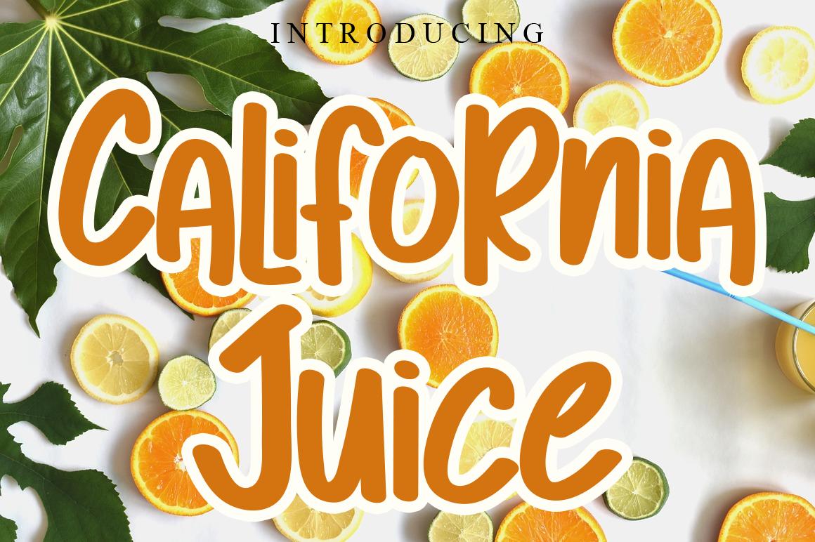 California Juice Font