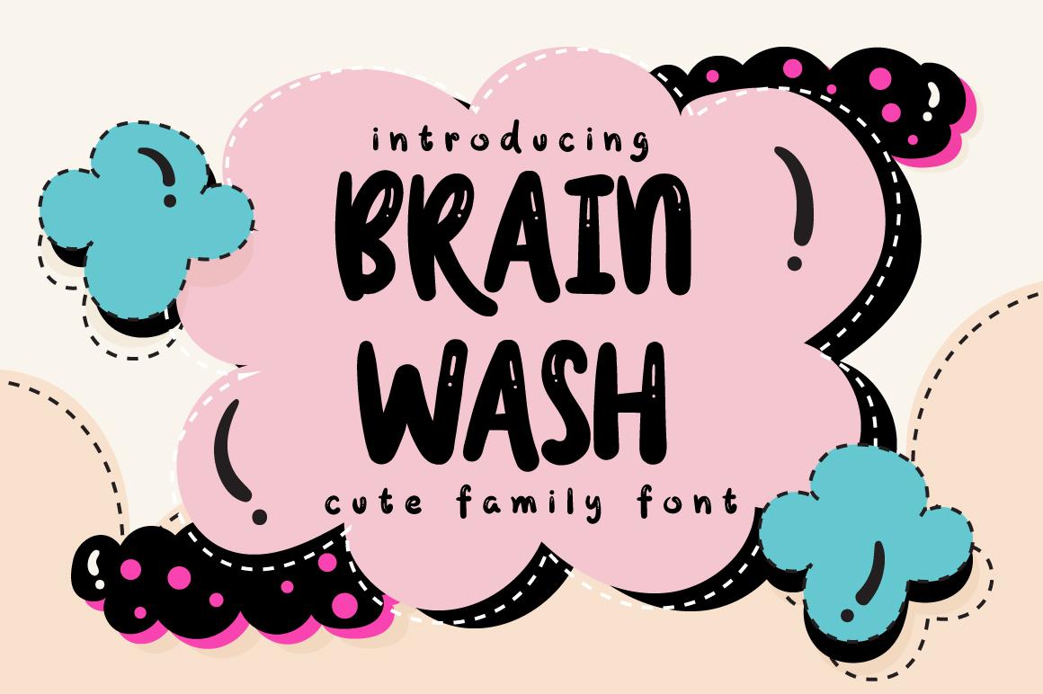 Brain Wash Font
