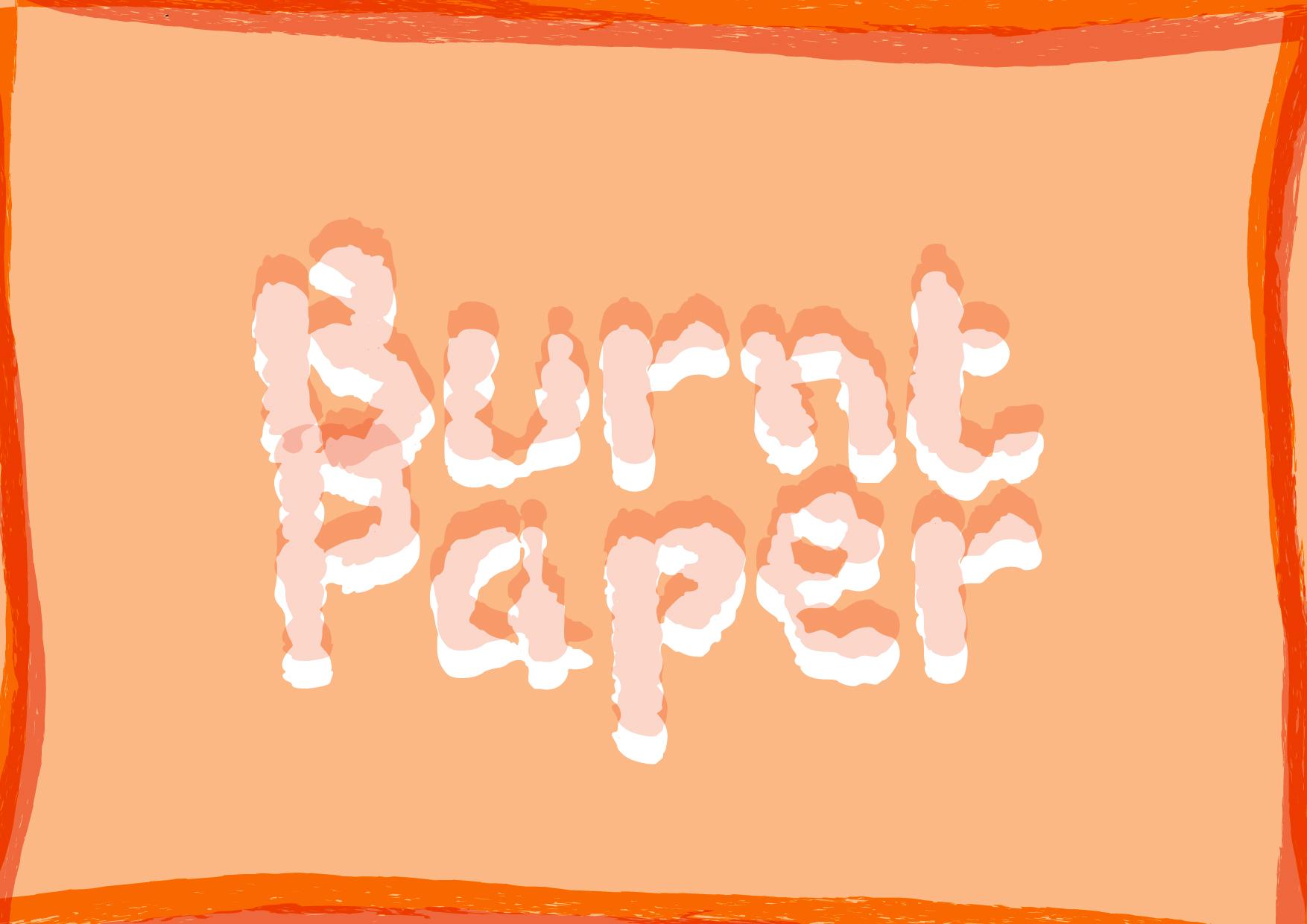 Burnt Paper Font