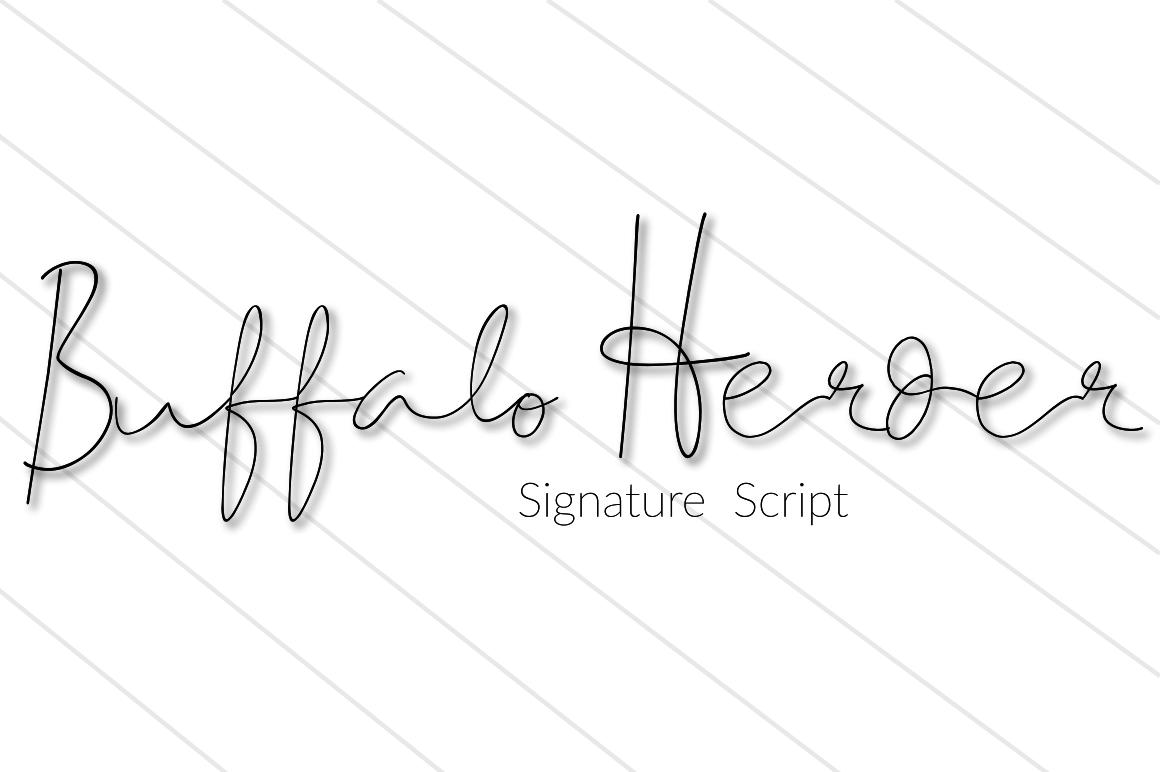 Buffalo Herder Font