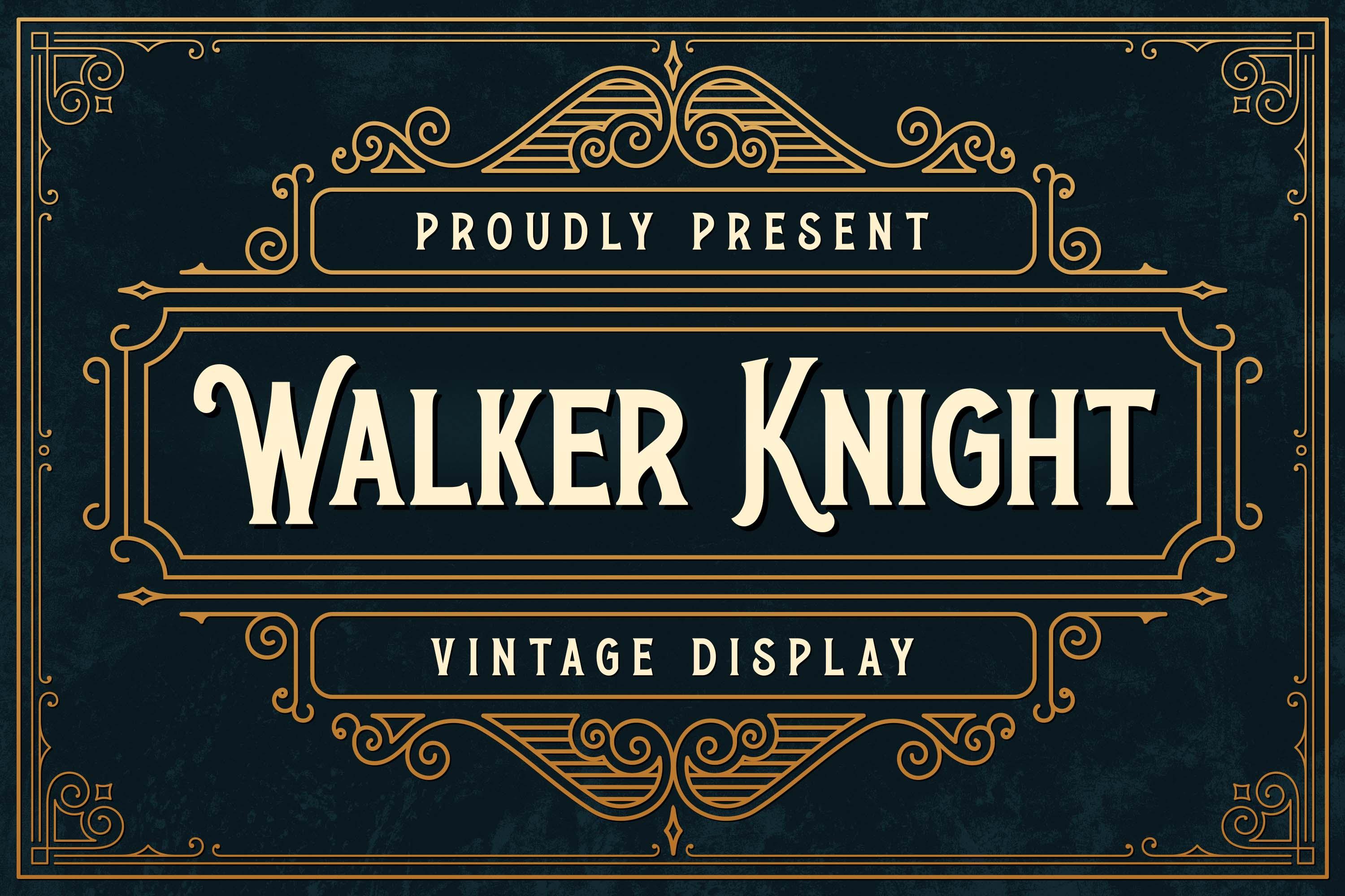 Walker Knight Font