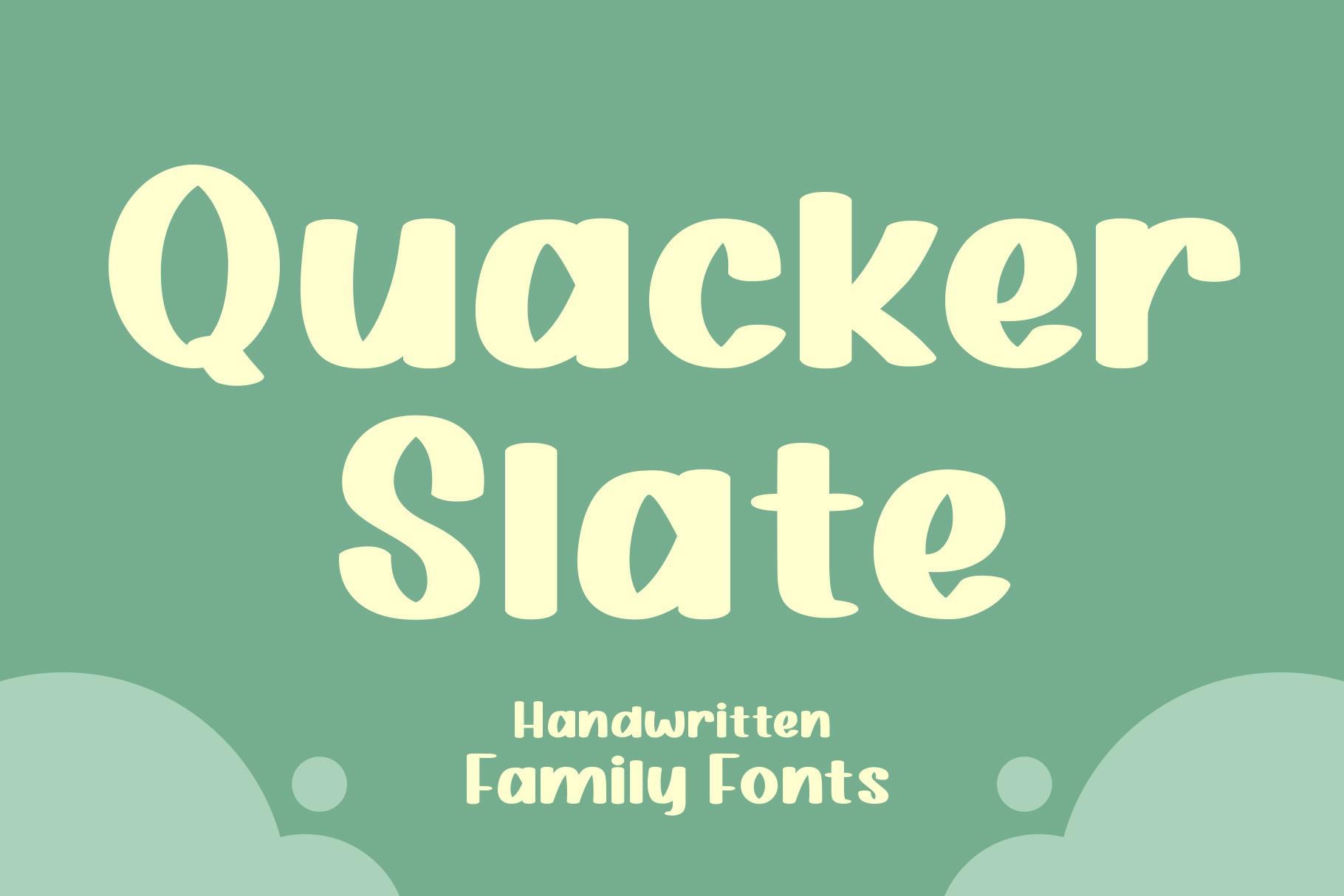 Quacker Slate Font