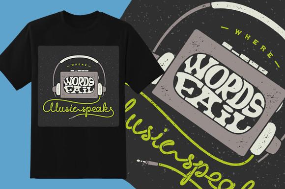 Headphone T Shirt Design